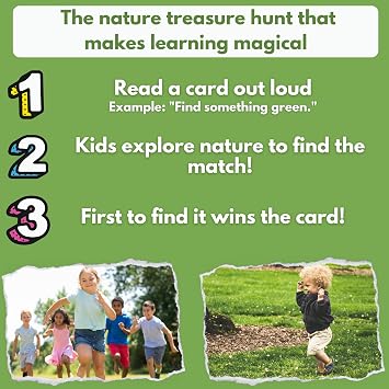 Find Me! Outdoors – Nature Scavenger Hunt – 1+ player ages 2+