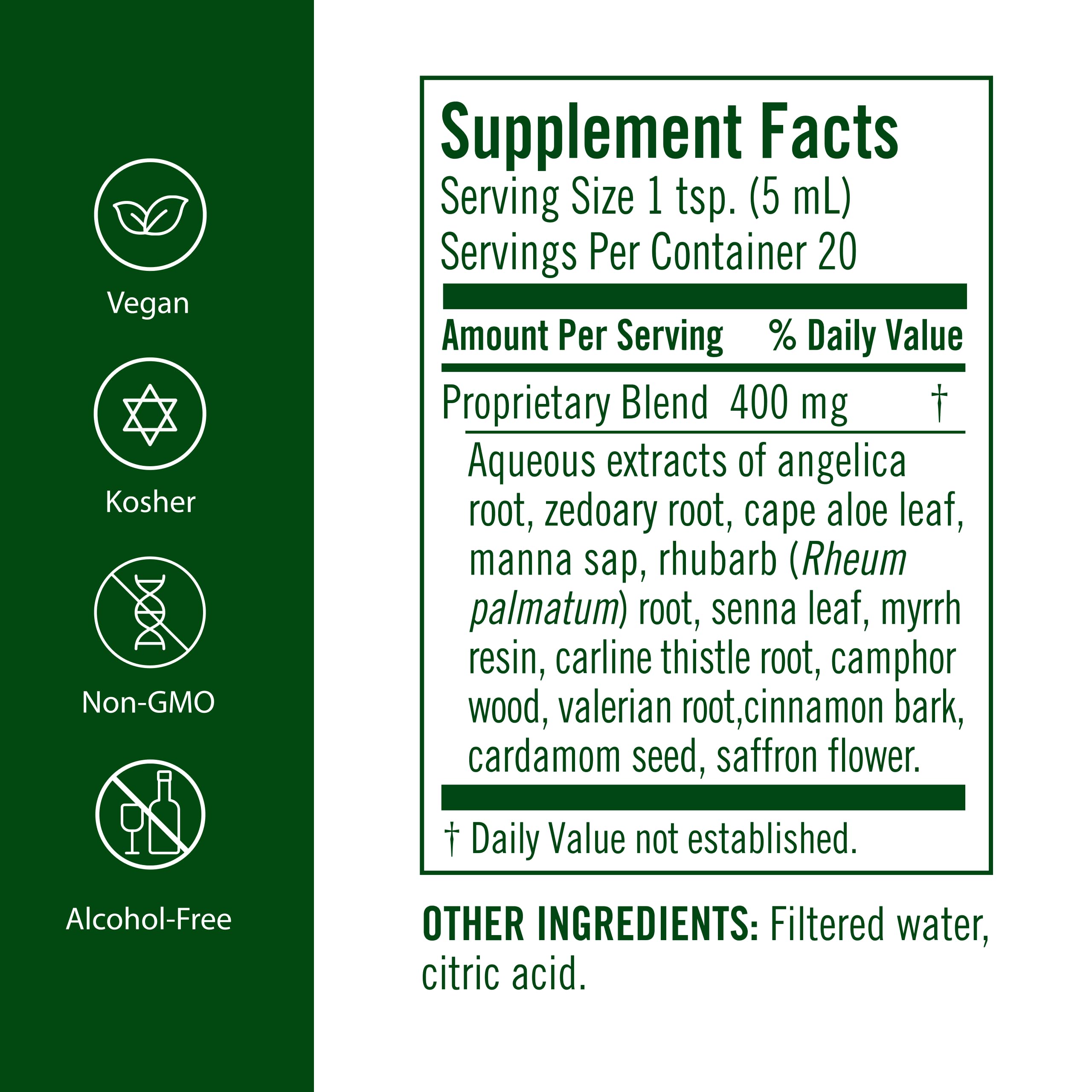 FloraHealth Swedish Bitters, Maria's Original Formula, 3.4 fl. oz. Glass — Amazon image 2
