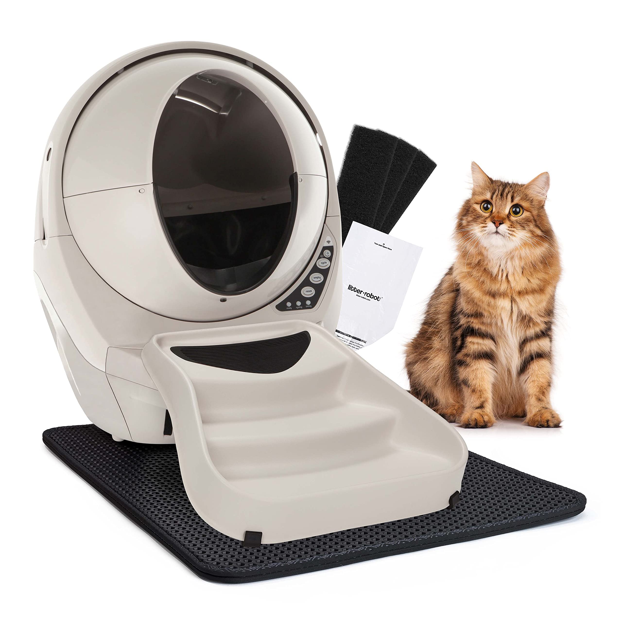 Buy LitterRobot 3 Core Bundle by Whisker (Beige) SelfCleaning Cat