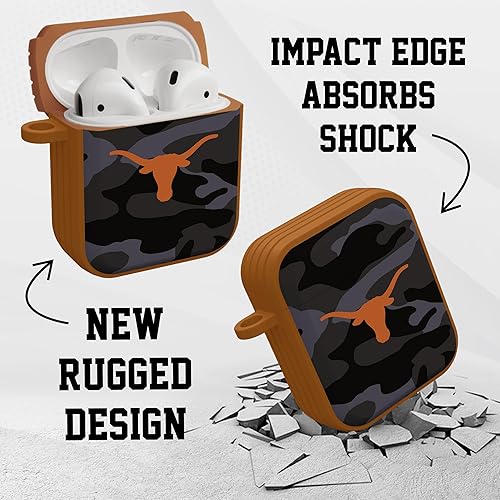 Miniatura 4 de AFFINITY BANDS Texas Longhorns Camo HDX - Funda compatible con Apple AirPods Generaciones 1 y 2