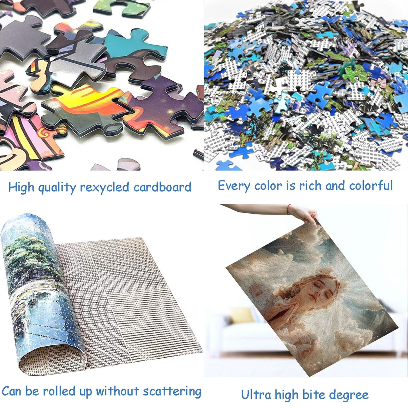 Puzzle 5000 elementów dla kobiet dorosłych 156 x 105 cm unikalne rzemiosło klasyczne 3D drewniana układanka do rodzinnych gier biznesowych, układanka zrób to sam do dekoracji ścian domu