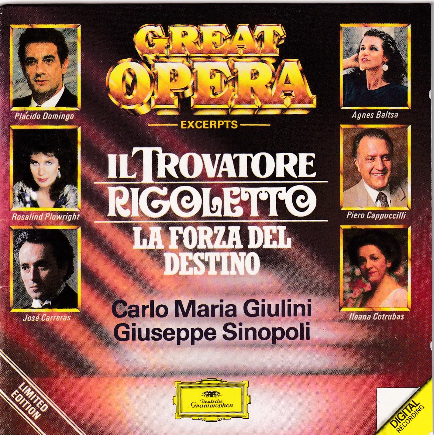 VERDI - IL TROVATORERIGOLETTOFORZA DEL DESTINO (1 CD) [Audio CD]