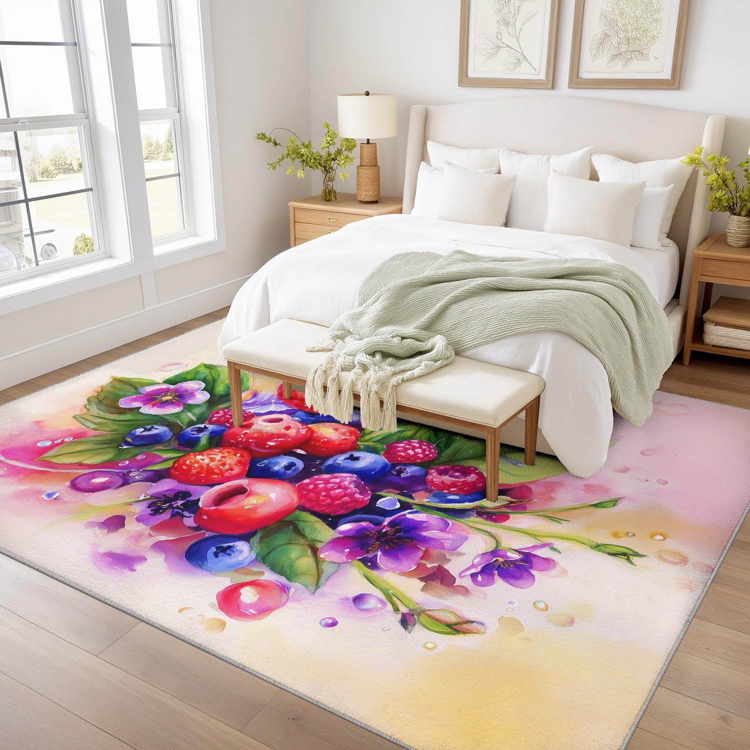 Bold Adventure Alfombra con estampado de cebra, tigre y leopardo, para sala de estar, dormitorio, lavable, antideslizante, suave, alfombra estampada y decoración del hogar, 150 x 210 cm