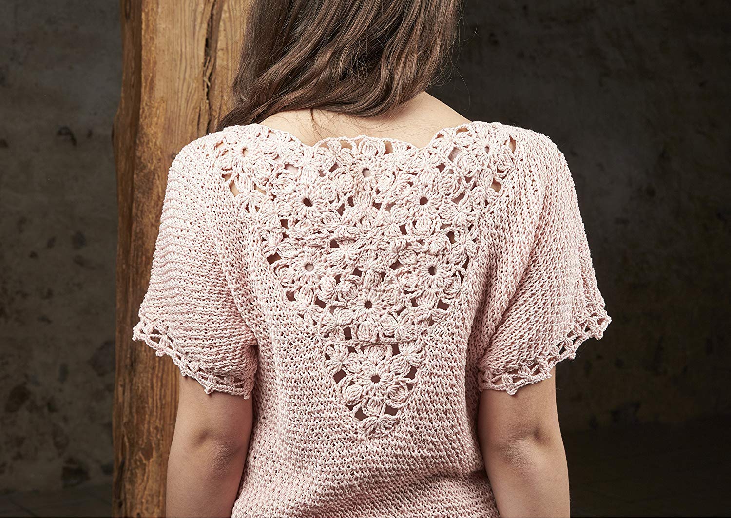 DesignEtte Lady Sybil's zestaw do robienia na drutach, 100% merceryzowana egipska bawełna, włóczka, kulki i wzór w zestawie dla początkujących, opakowanie rękodzieła dla początkujących, pudełko, 50 g