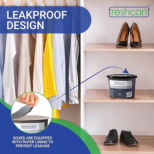 Miniatura 3 de Paquete absorbente de humedad, ambientador de habitación y armario, absorbente de olores para el hogar, habitaciones, sótano, garaje, evita el olor