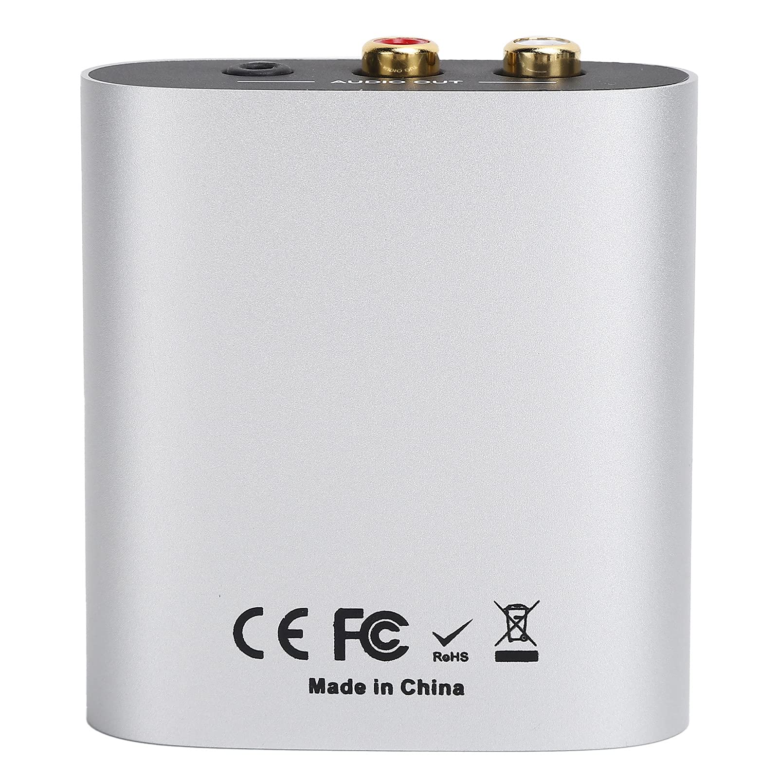 Bewinner Convertidor Extractor, Aleación de Aluminio HDMI 1.4 Decodificador de Audio PCM 2.0 Salida de 3,5 Mm Control de Volumen CEC para HDTV Amplificador Receptor Uso en Exteriores