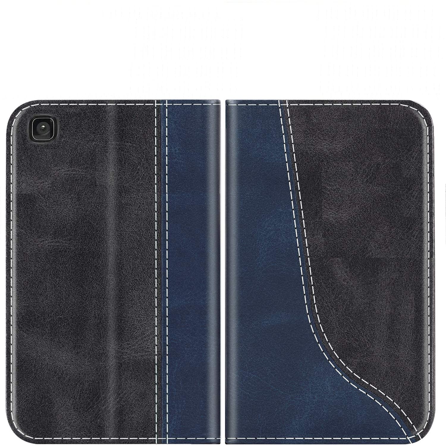 T220 CASE for Tisuns Samsung Galaxy Tab A7 Lite 8.7-Inch Case /Tab A7 Lite 8.7 Case - Splicing Cover and Stand Cover for Samsung Galaxy Tab A7 Lite 8.7 / SM-TA220 / SM-TA225 Case -Black