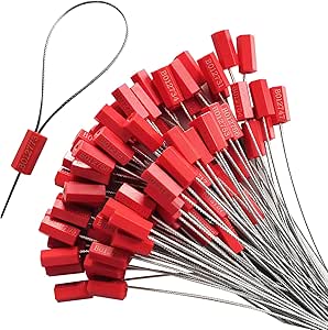 Steel Security Cable Wire Seal Numbered Anti-Tamper Tag