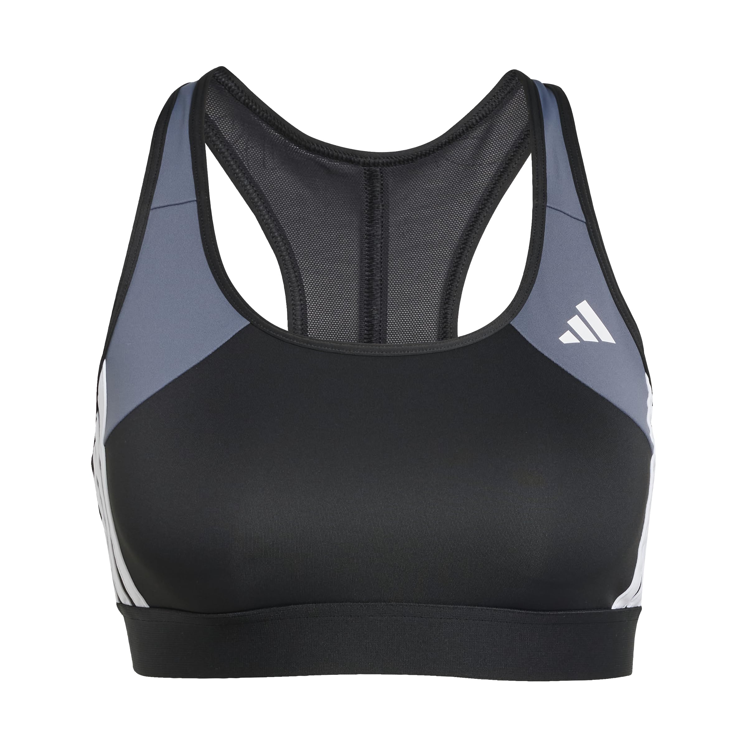 adidas Women's Powerreact Train 3-Stripes Medium-Support Bra
