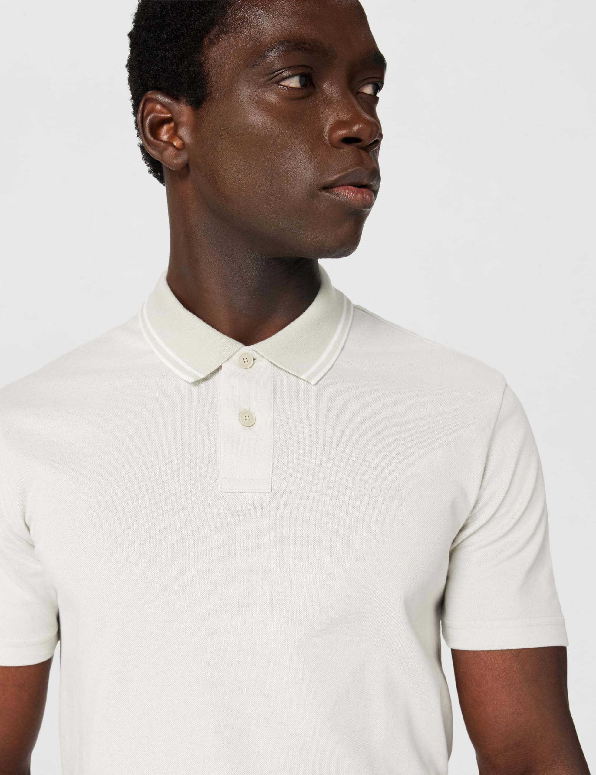BOSS Herren PeoxfordNew Poloshirt aus Baumwoll-Piqué mit Logo-Print