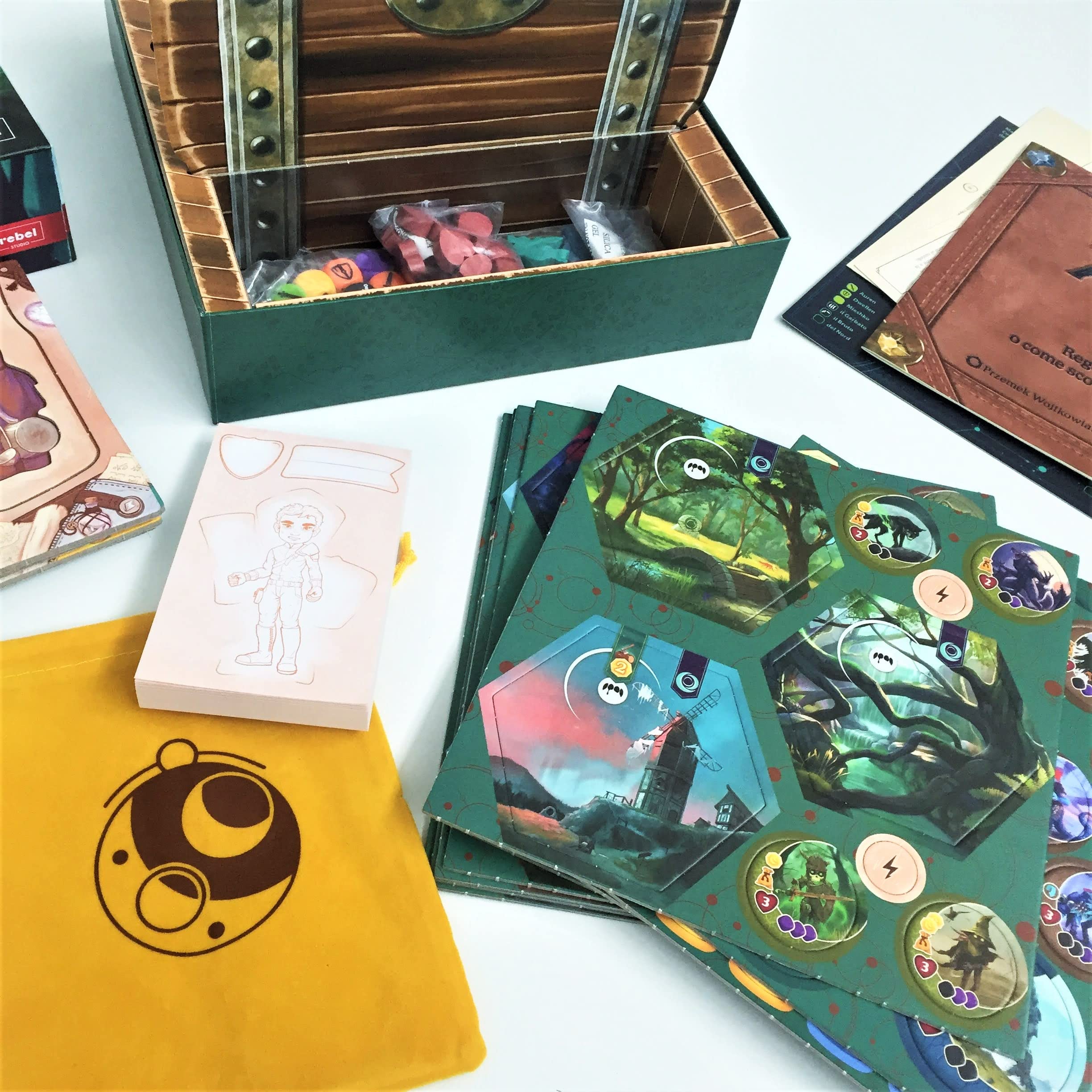 Asmodee - Le Cronache di Avel - Gioco da Tavolo Fantasy, 1-4 Giocatori, 8+ Anni, Edizione in Italiano