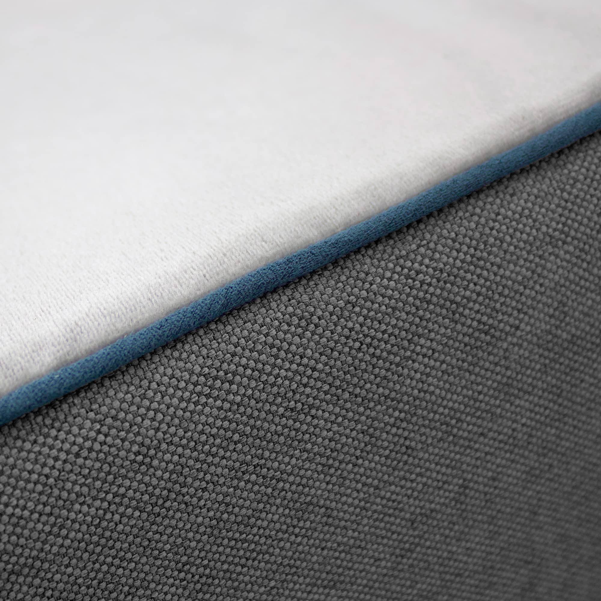KOPEKS Copertura di ricambio per letto per cani in memory foam, a prova di masticazione, extra large (dimensioni Jumbo), grigio deluxe