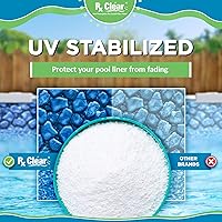 Vista 5 de Rx Clear Cloro granular para piscina de 25 libras Uso como bactericida, algicida y desinfectante en piscinas, jacuzzis y spas Estabilizado