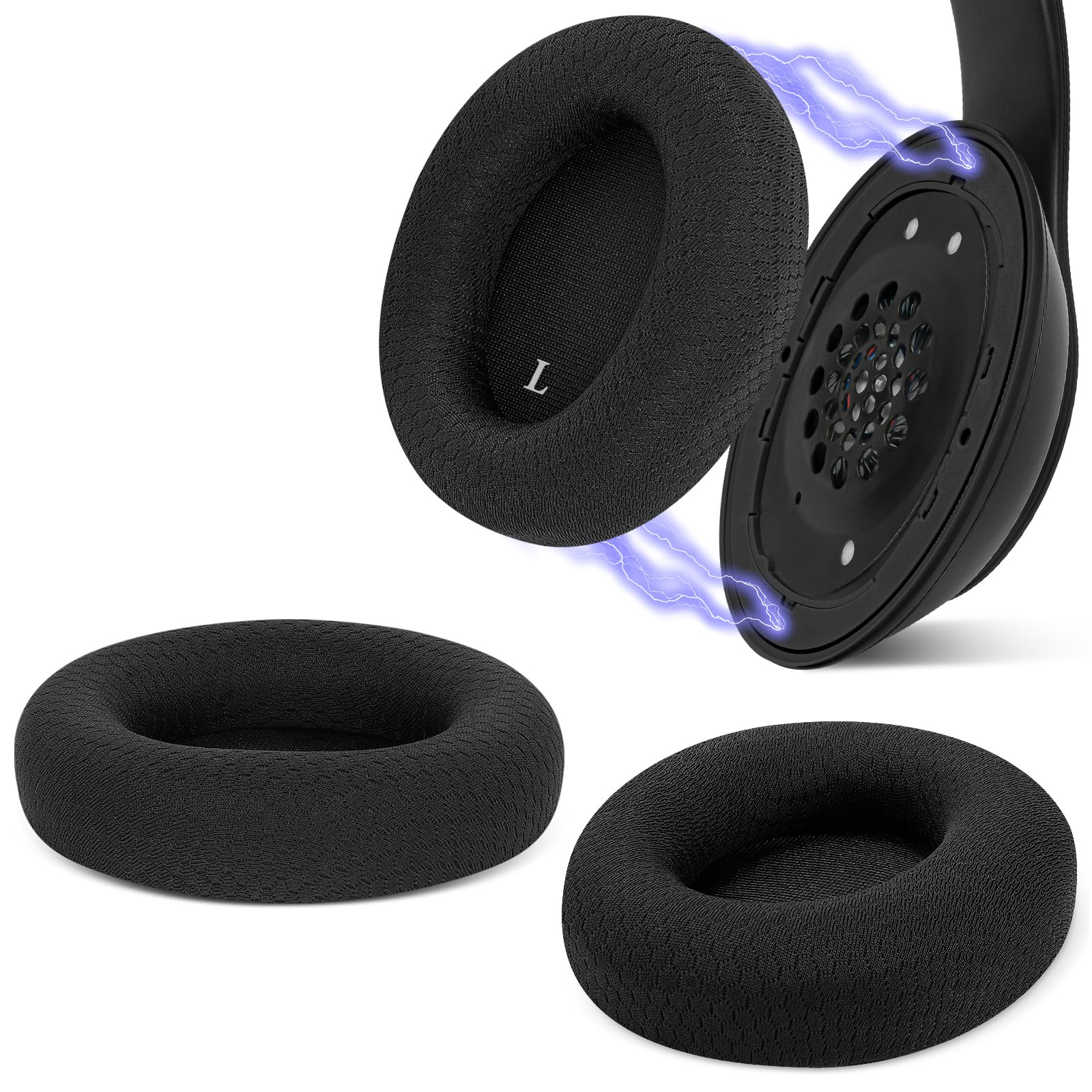 Geekria SNAP Magnetic Ear Pads for Beats Studio 3 Wireless, Studio 2 Wireless, Studio 2Wired Easy Switch Ear Cushions, Exchange Earpads in Seconds (