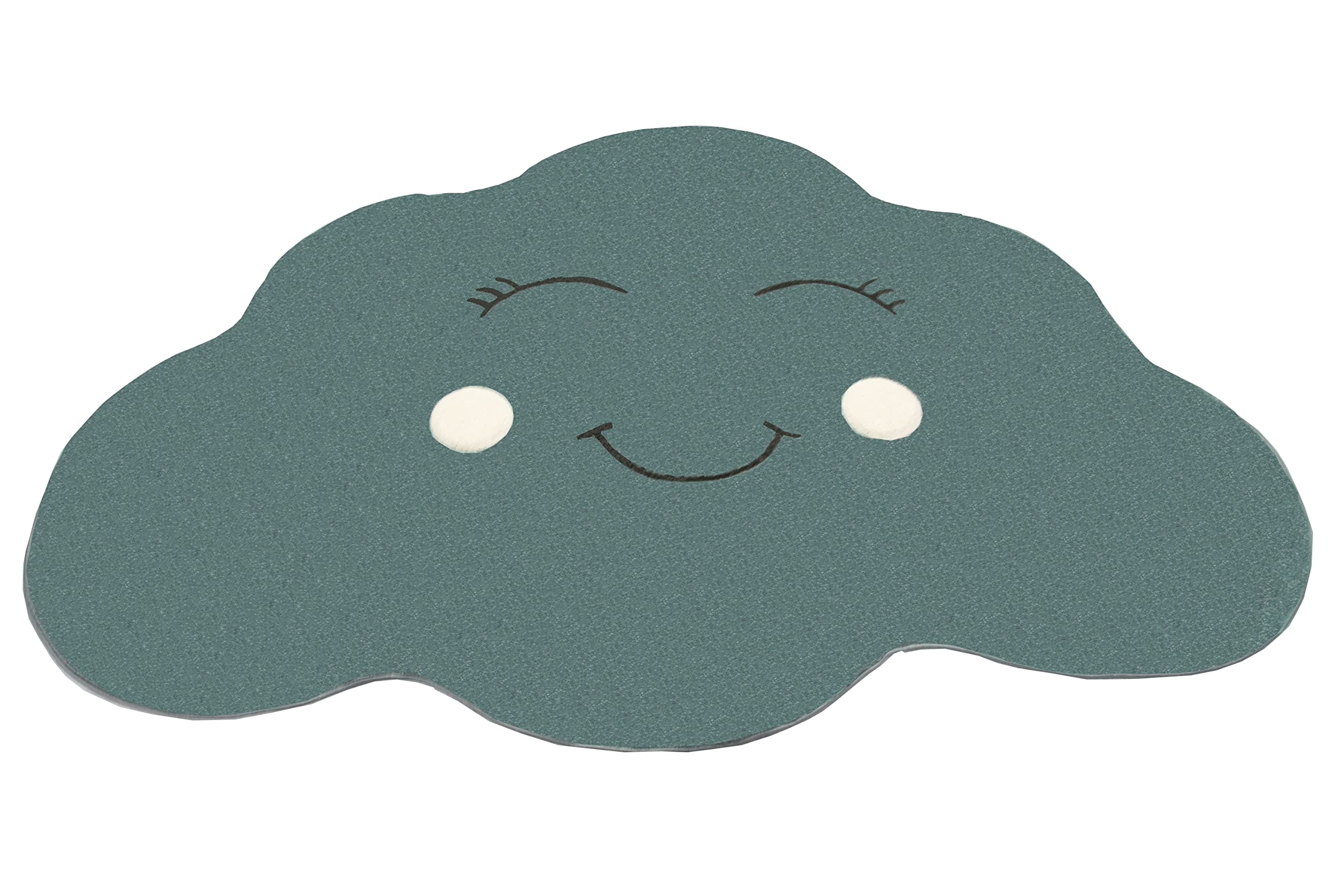Tapis de chambre d'enfant Nuage Tapis de jeu en turquoise, 120 x 170 cm