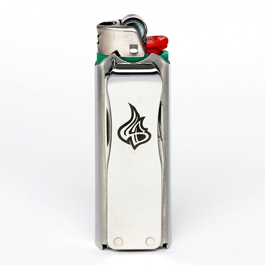 アンティーク雑貨 DAV MINI LIGHTER SLEEVE STAINLESS STEEL LighterBro Steel Icon - Stainless Steel Sleeve to Transform