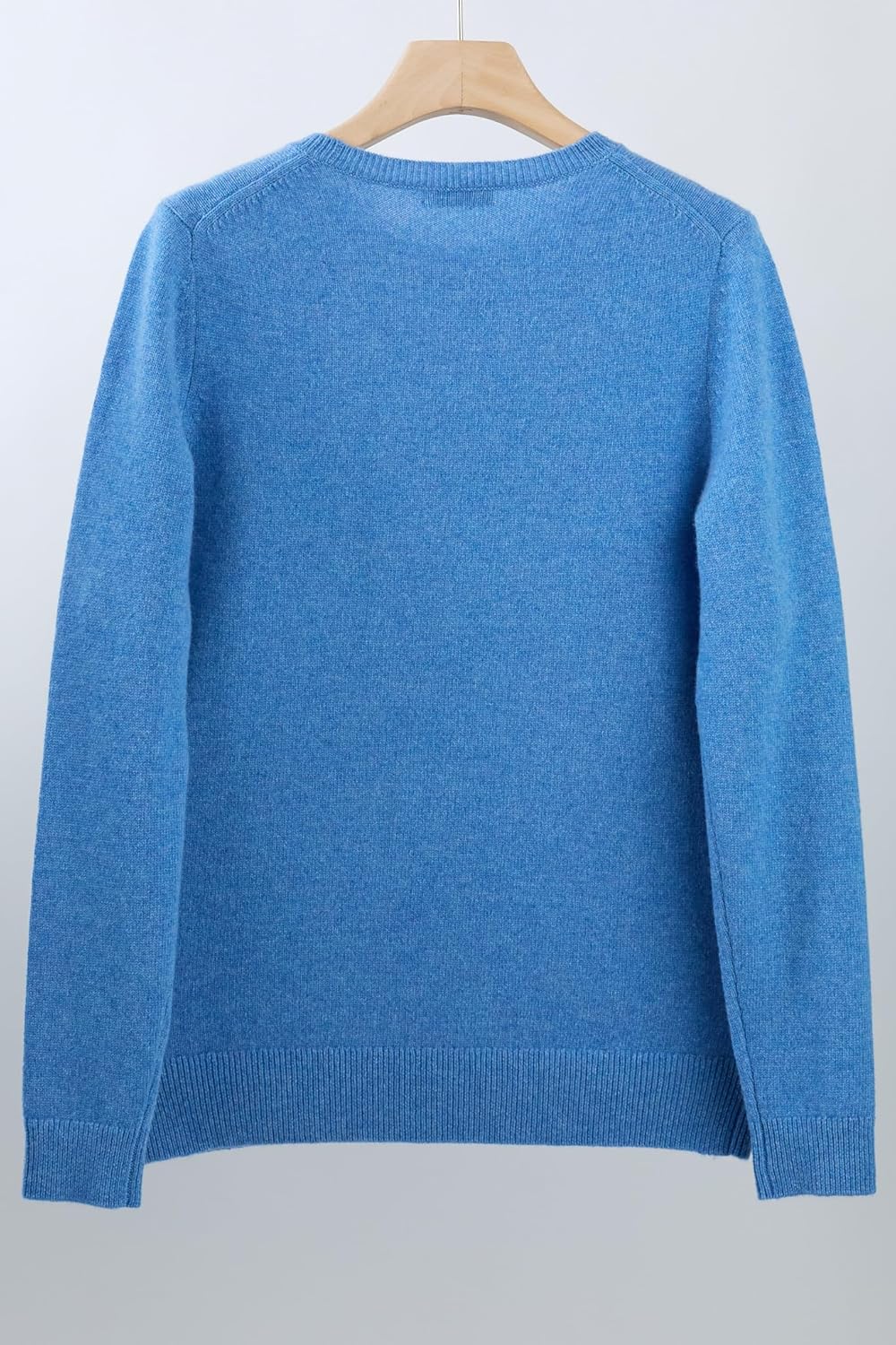 JENNIE LIU Womens 3-ply Cashmere Crewneck Sweater | Winter Cozy Cashmere Sweaters for Women - Image 5