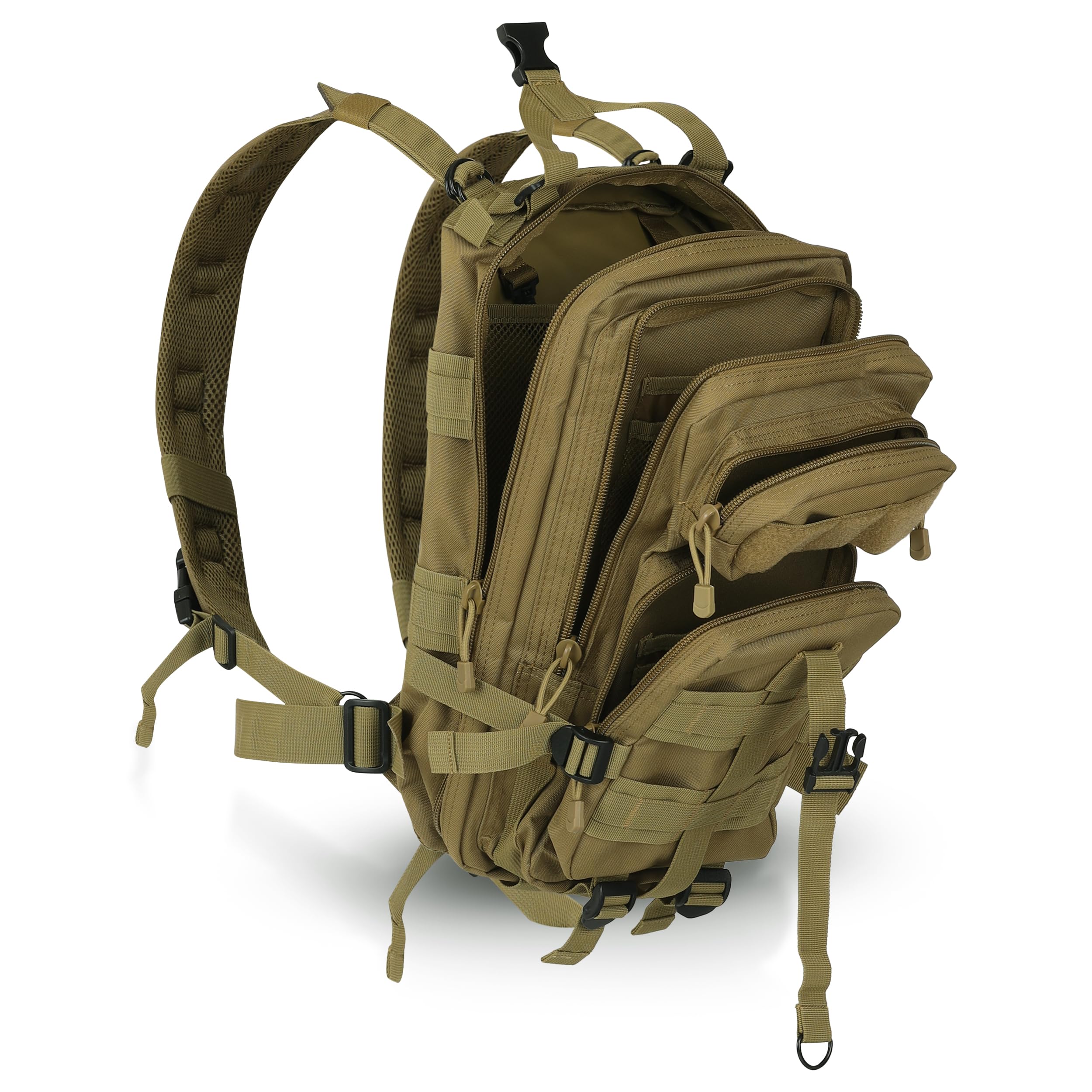 MOLLE - Mochila táctica militar pequeña de 30 L