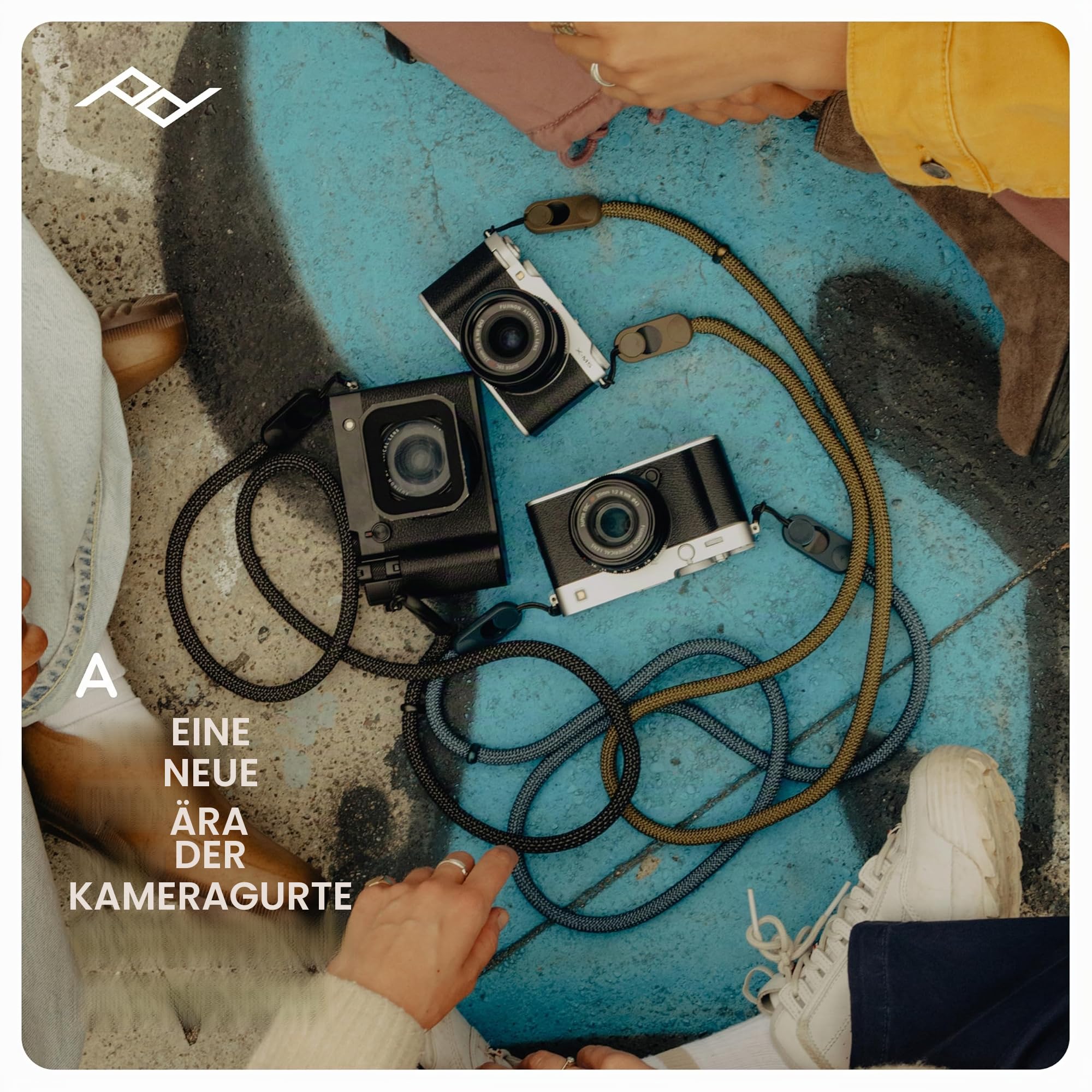 Peak Design Form Cuff Seil Kamera Handschlaufe, Ozean, kompatibel mit DSLR, 90.7 kg Kapazität, Kameragurte für Fotografen