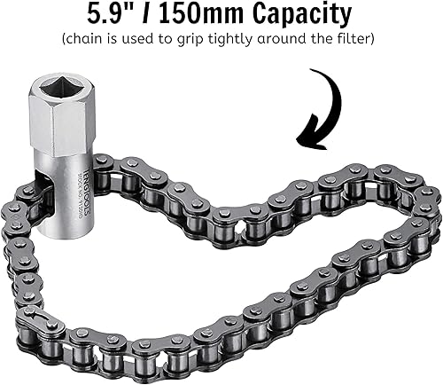 Miniatura 3 de Teng Tools Herramienta de llave de extracción de filtro de aceite resistente de 1/2 pulgada - 9120HD