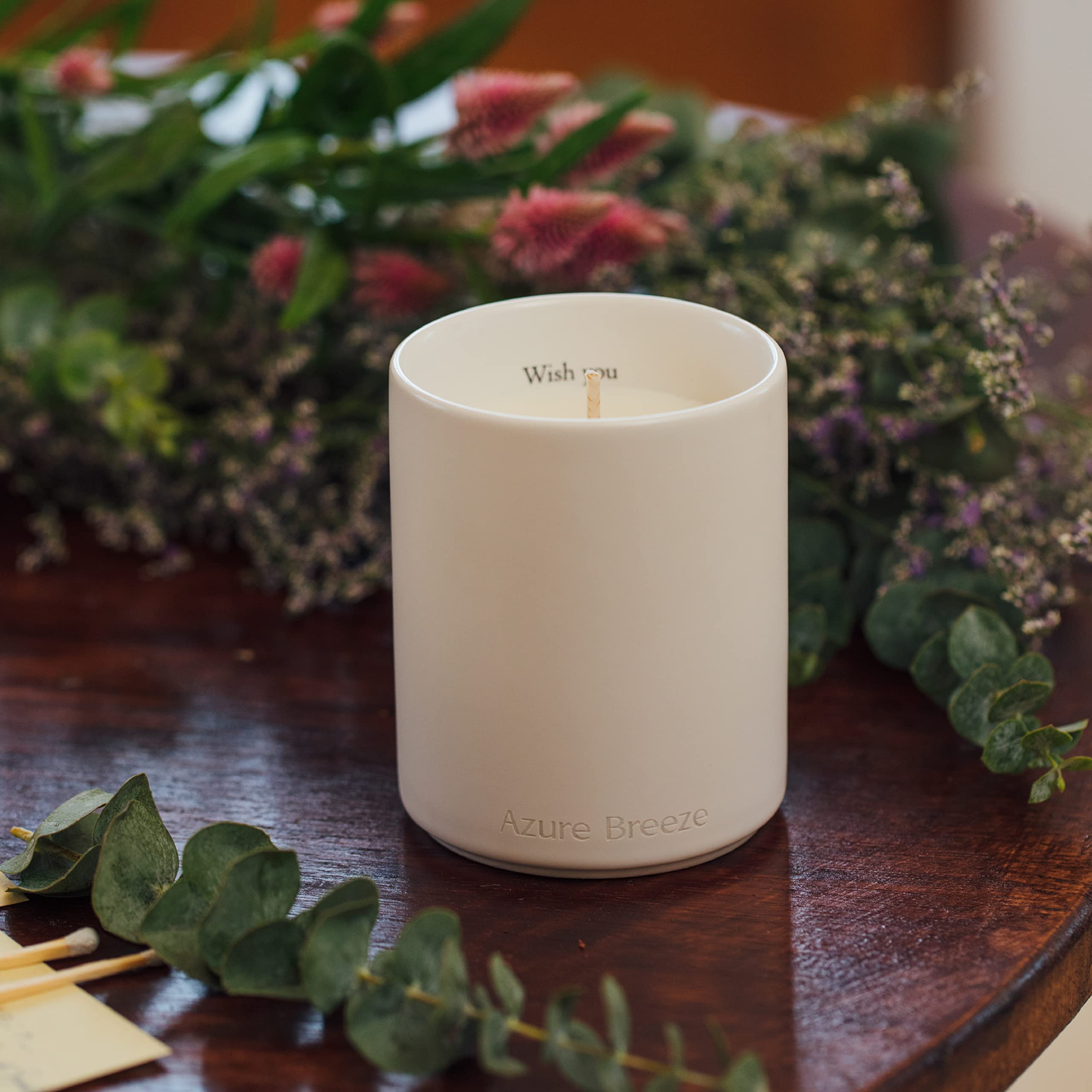 Amazon.com: Lavender Candle - Juniper Scented Candle, 45-Hours
