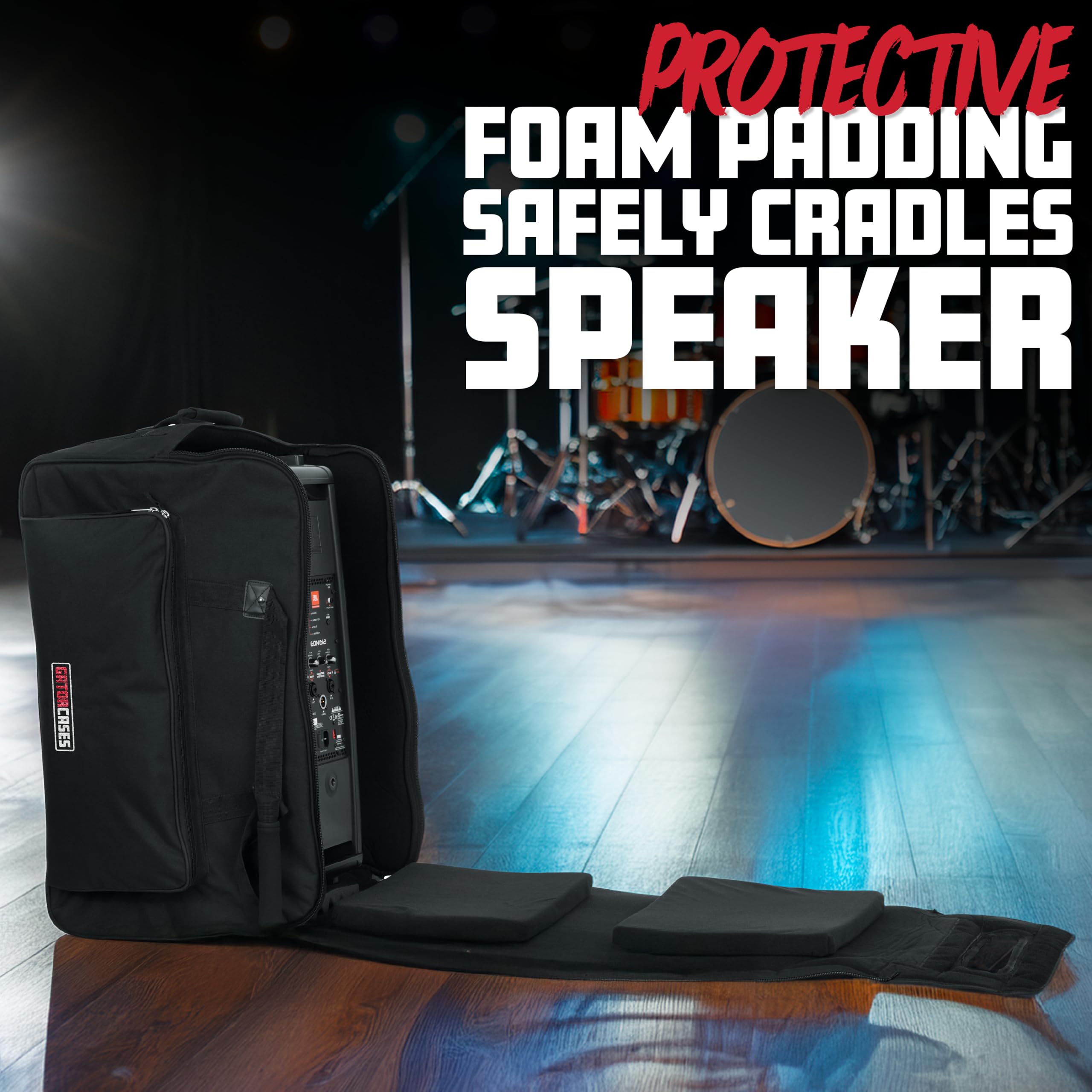 【中古】GATOR ゲーター スピーカーケース GPA Speaker Bag Series キャスター&amp;ハンドル搭載 GPA-712SM (スモールフォーマット 12インチ用) （国内正規品 Amazon.com: Gator Cases Rolling Speaker Bag for Small Format 12
