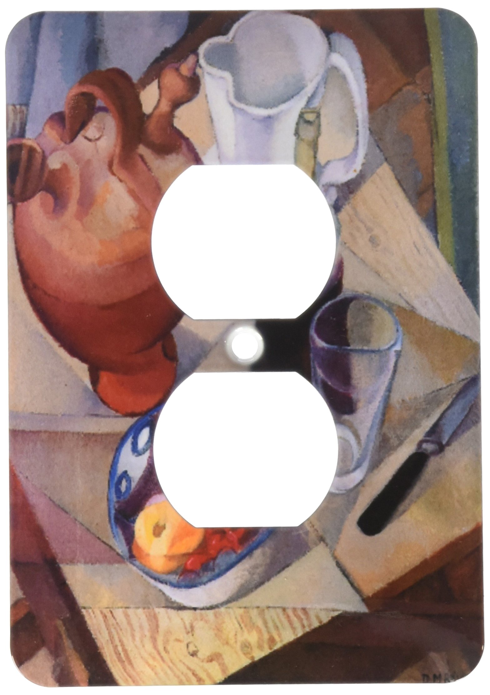 Still Life by Diego Maria Rivera bol de fruits et de vin 2 bouchons