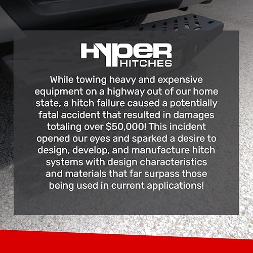 Miniatura 6 de Pasador de bloqueo de enganche de receptor, se adapta a receptores de 3 pulgadas, fabricado en los Estados Unidos, (azul)