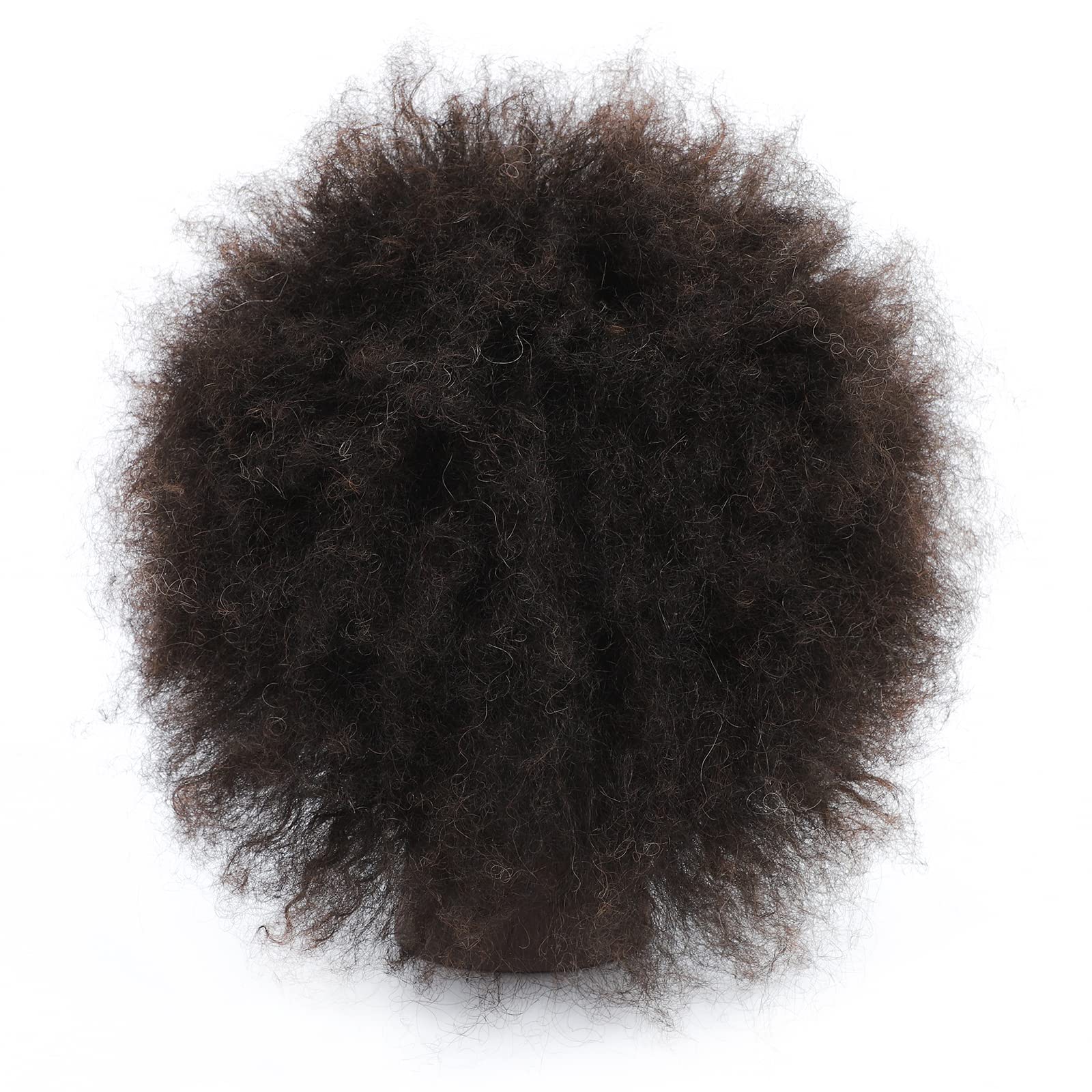 Ausbildung Kopf African American mit 100% Echthaar Schaufensterpuppe Kopf Kosmetologie Afro Haar Manikin Kopf für die Praxis Styling Flechten