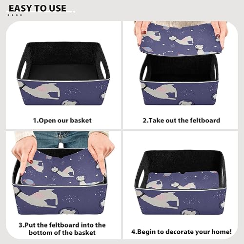 Miniatura 2 de xigua Cute Camel Storage Bins Set of 2,Collapsible Storage Cube Home Decor Storage Baskets Organizer for Toys Books Shelves Closet Laundry Nursery