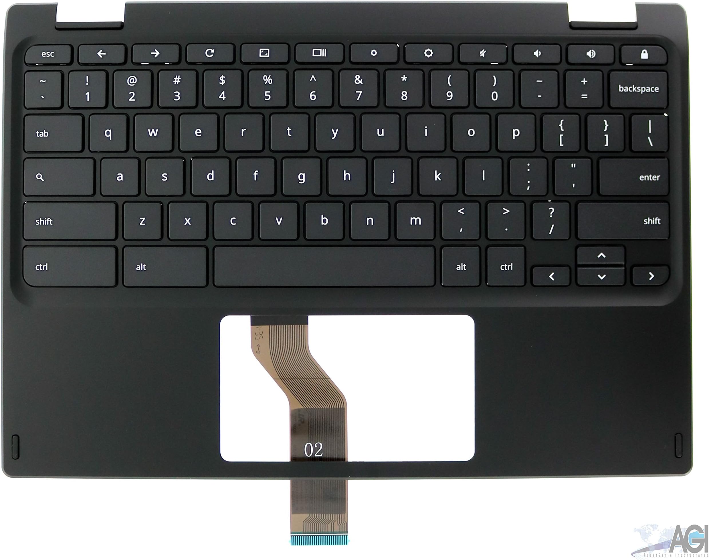 Palmrest with Keyboard 6B.G55N7.016 Compatible with Acer C738T Chromebook