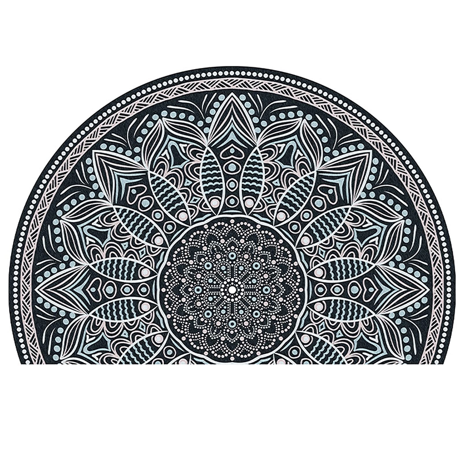 Paillasson extérieur demi-cercle 60x90cm vintage E