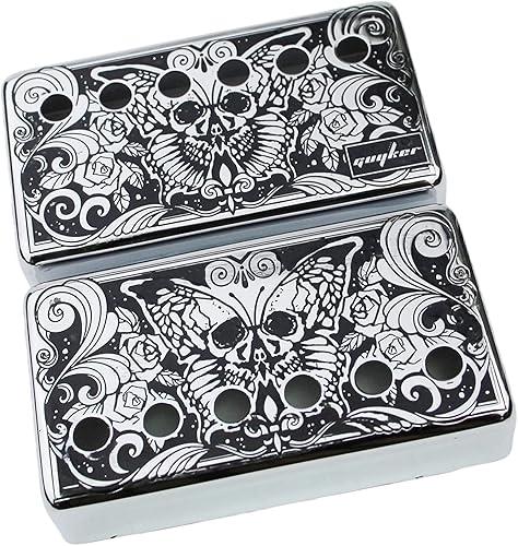 Miniatura 3 de Guyker Humbucker - Cubierta de pastilla (1.969 in2.047 in de distancia entre varas)  Puente de cuproníquel y pastillas para el cuello, piezas de