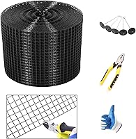 Vista 7 de YESON Protector de Panel Solar, Rollo de Protector de Bichos Revestido de PVC de 6 Pulgadas X 100 Pies para Alambre de Pantalla de Panel Solar