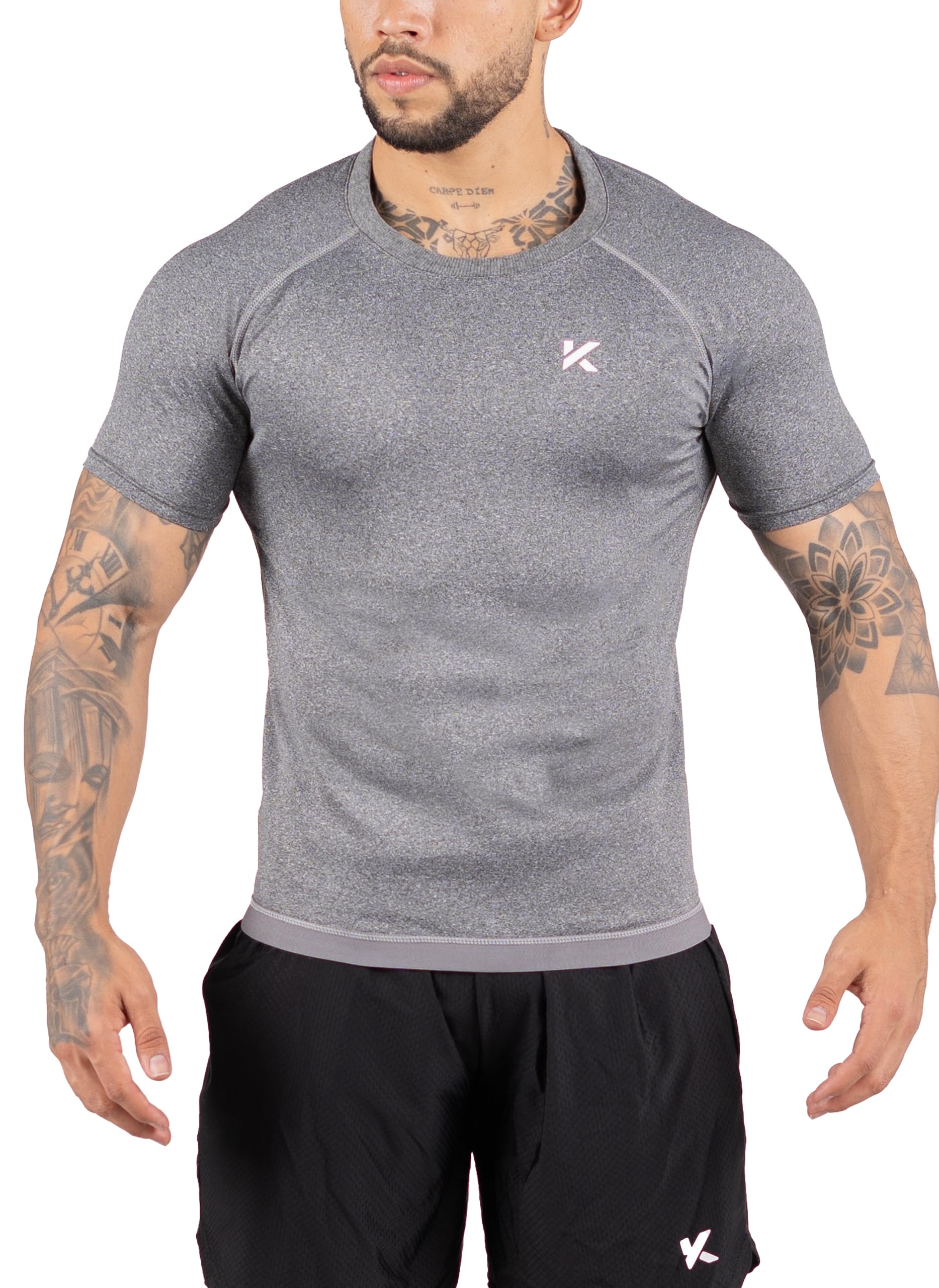 Kewlioo Saunahemd für Herren, wärmerhaltende Schweißweste, Saunaanzug für Herren, Kompressionsanzug für Fitnessstudio, Workout