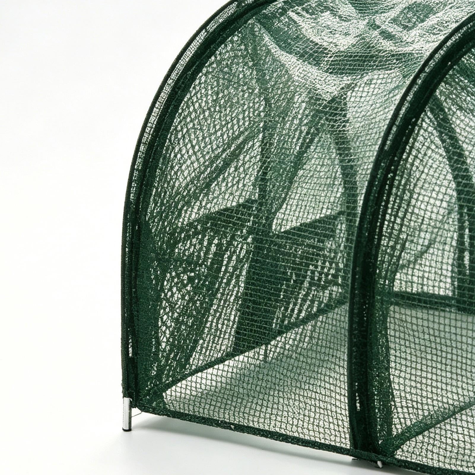 Kompakter Hühner-Tunnel, faltbarer Haustier-Lauftunnel, flexibler Outdoor-Geflügeltunnel, schnell installierbarer Tierlauf mit Hofgehege-Tunneln für Hühner, Enten, Kaninchen, Wachteln, 299,7 x 45 cm