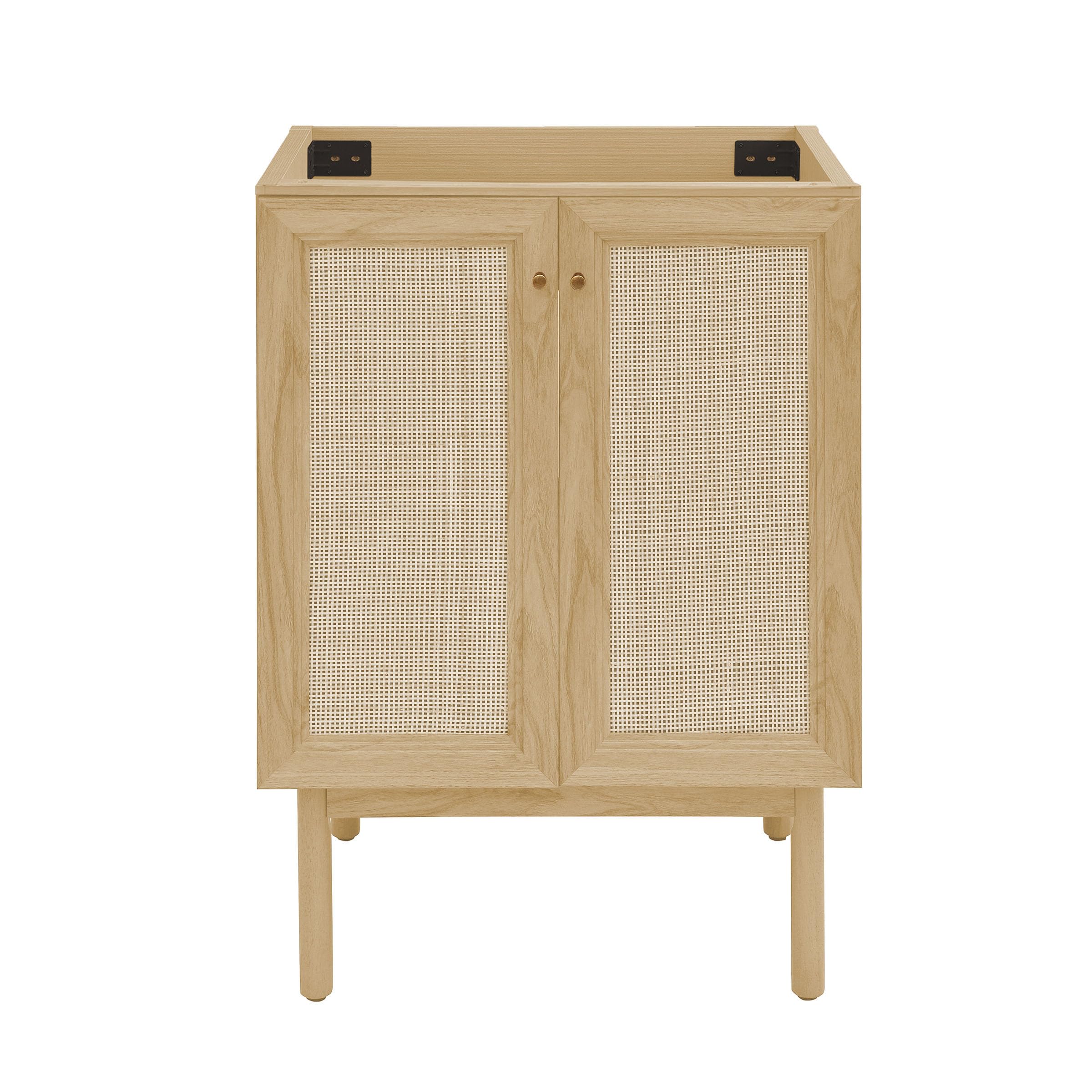 Swiss Madison Classe 24" Freestanding Bathroom Vanity Cabinet Without Top in Natural Oak
