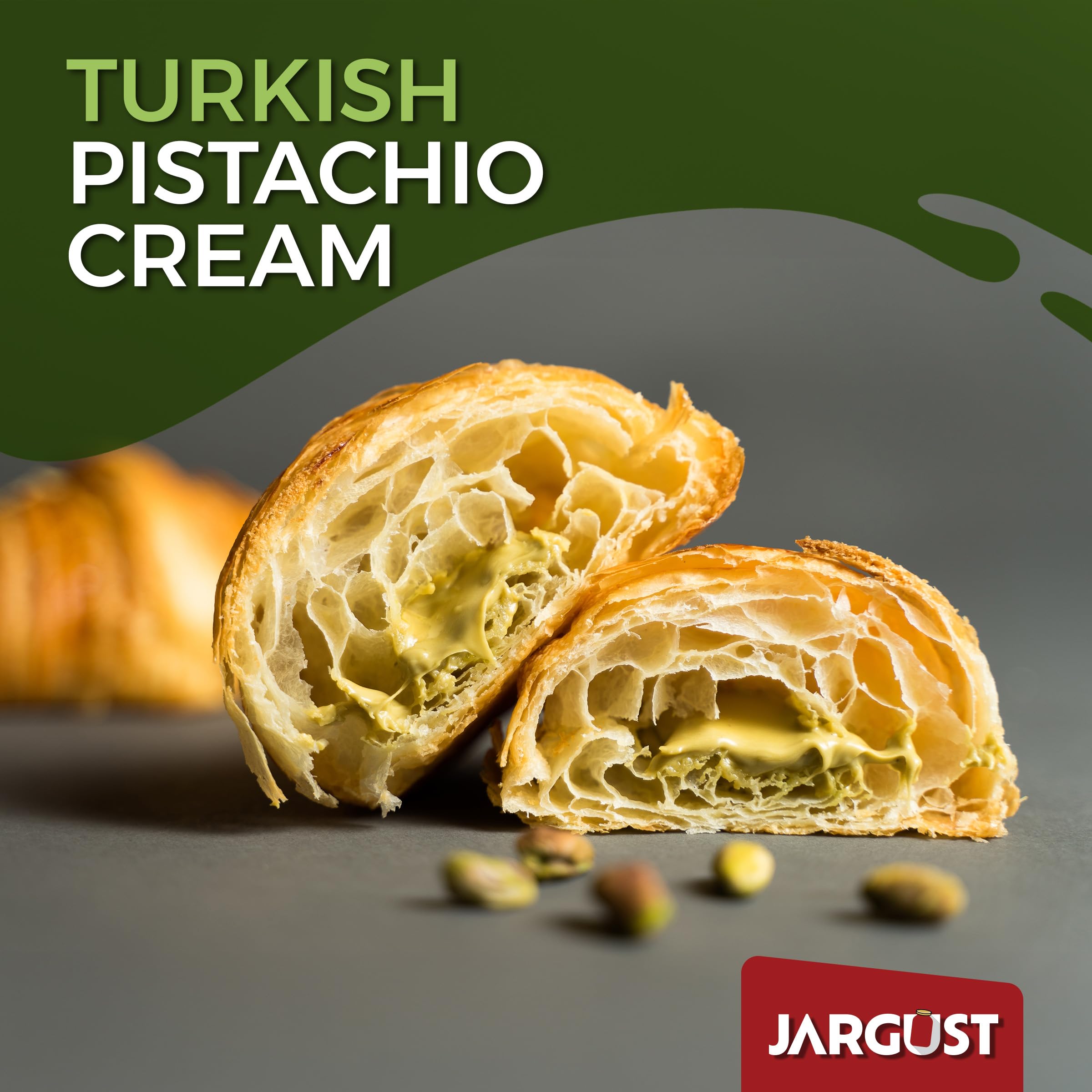 Bulk Pistachio Cream Spread 5 5 LB 2 5 kg Premium Turkish Pistachio Butter Perfect for Dubai Chocolate — view 6