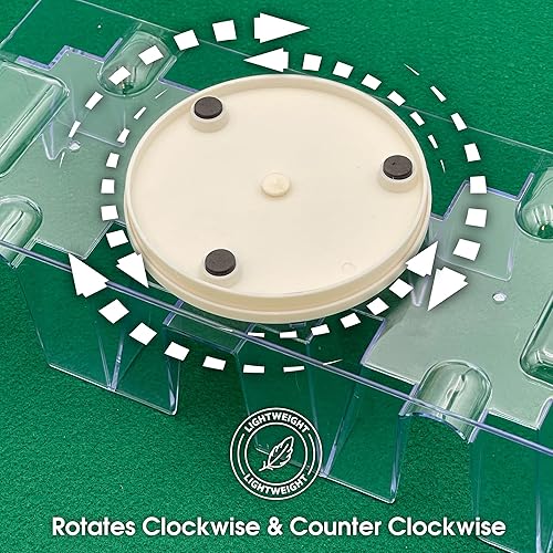 Miniatura 5 de Bandeja / sostén giratorio de 1 a 9 barajas de cartas (1 paquete), Paquete de 10