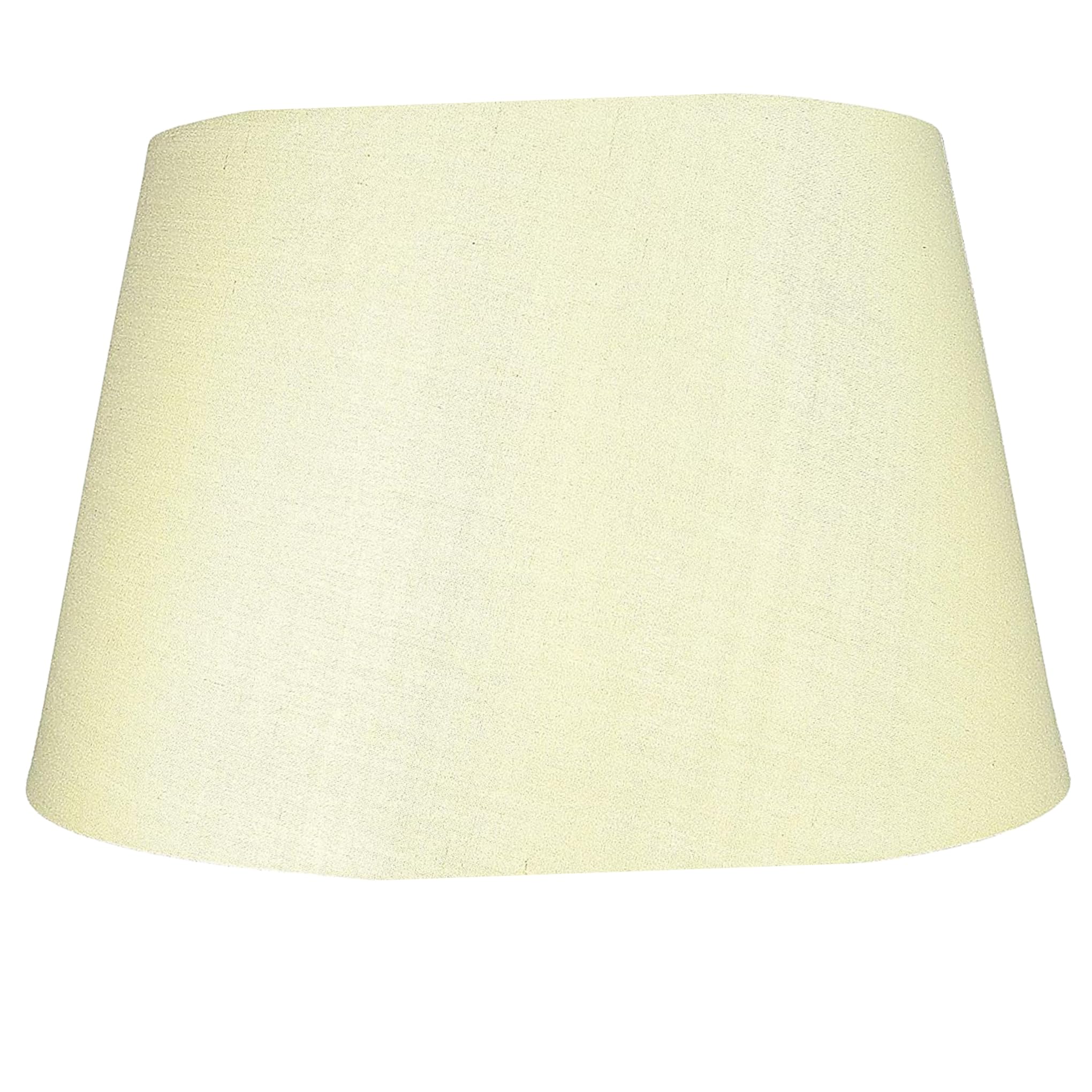 35cm Tapered Drum Lampshade – 14 Colours, Dual Shade Ring, Ceiling Pendant or Table/Floor Lamp Shade, Easy Fit, Modern Fabric Light Shade – (Cream) — image 1