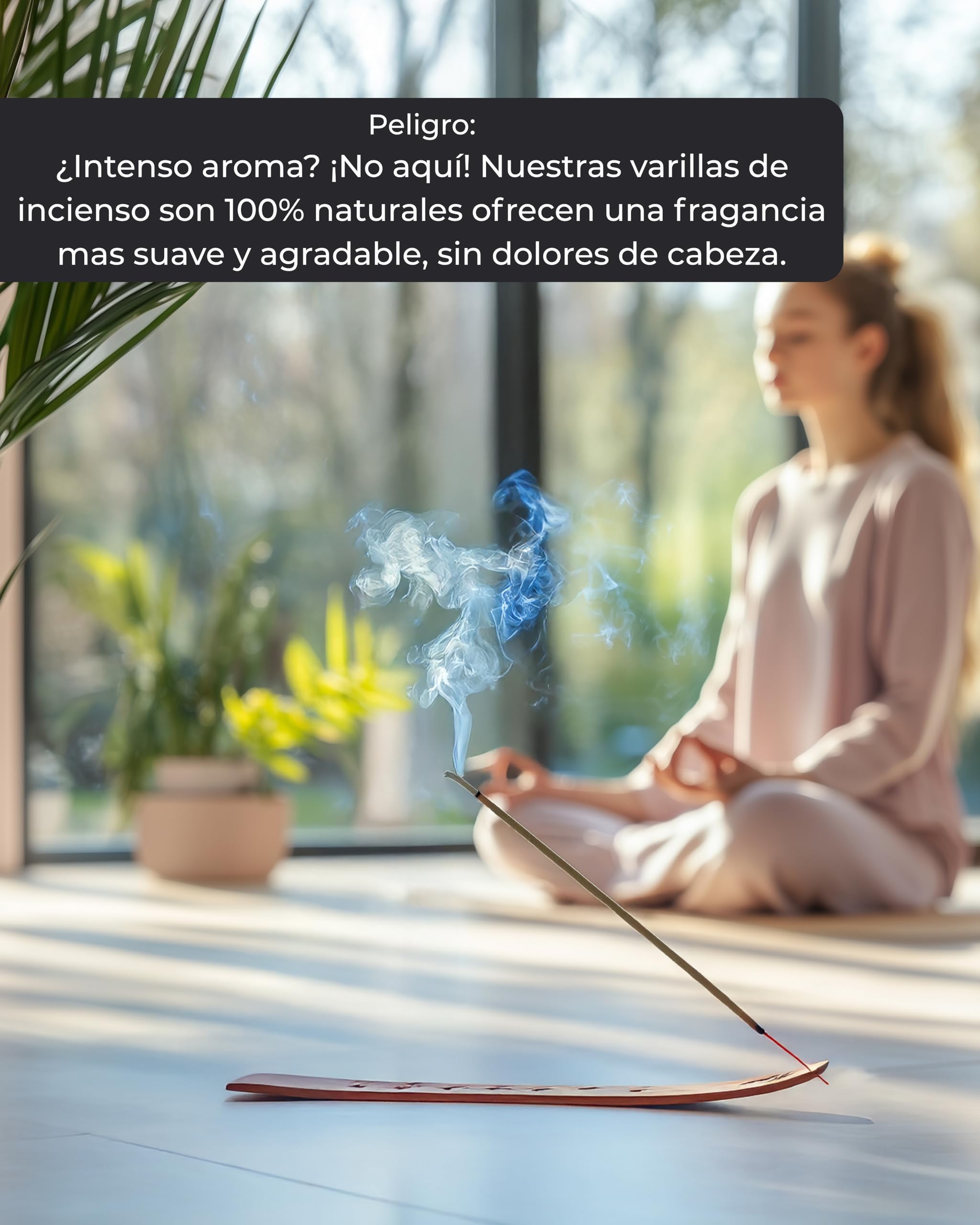 Incensera Incienso Natural Set 5×20 100 Varillas Lavanda Salvia Eucalipto Sándalo Rosa Osmanthus