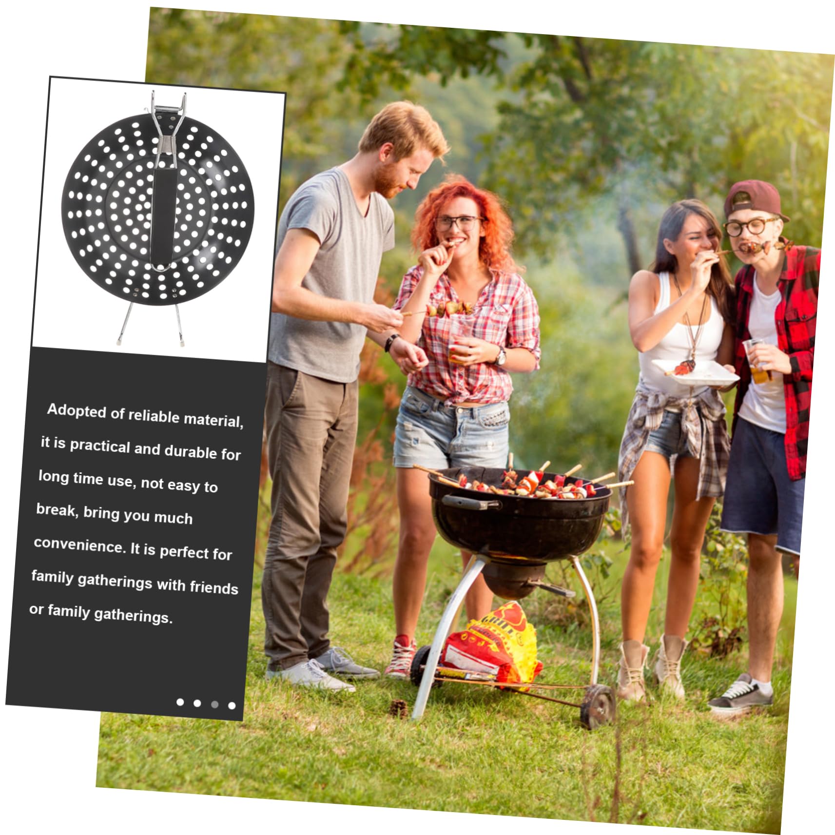 Toddmomy Piastra da Barbecue Professionale Antiaderente con Utensile per Grigliate Superficie per Carne e Verdure