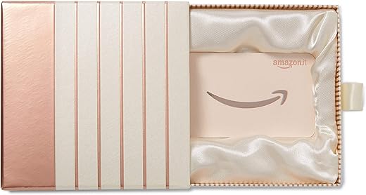 Buono Regalo Amazon.it - Cofanetto rosa-oro