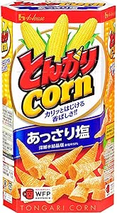 ハウス とんがりコーンあっさり塩 75g×10箱