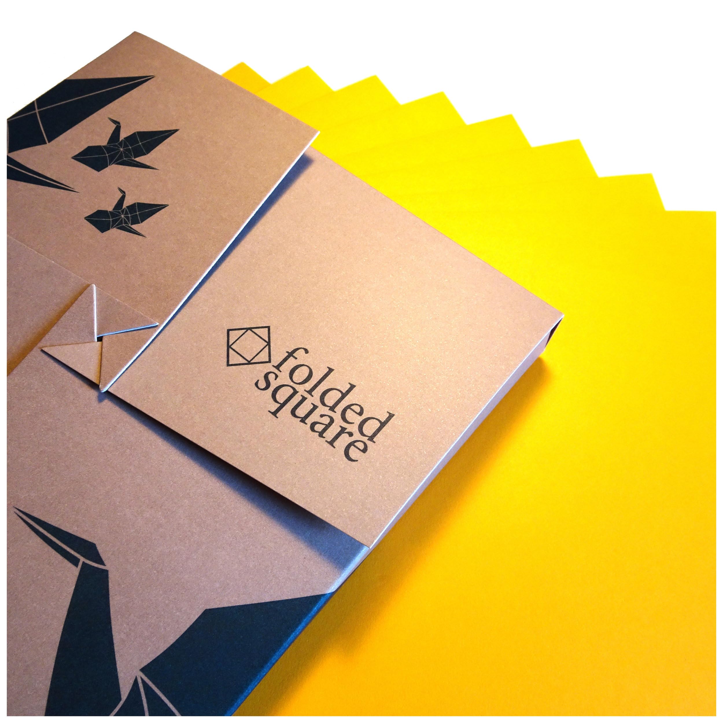 Sunbeam Yellow Origami Paper | 100 Sheets, 15cm Square