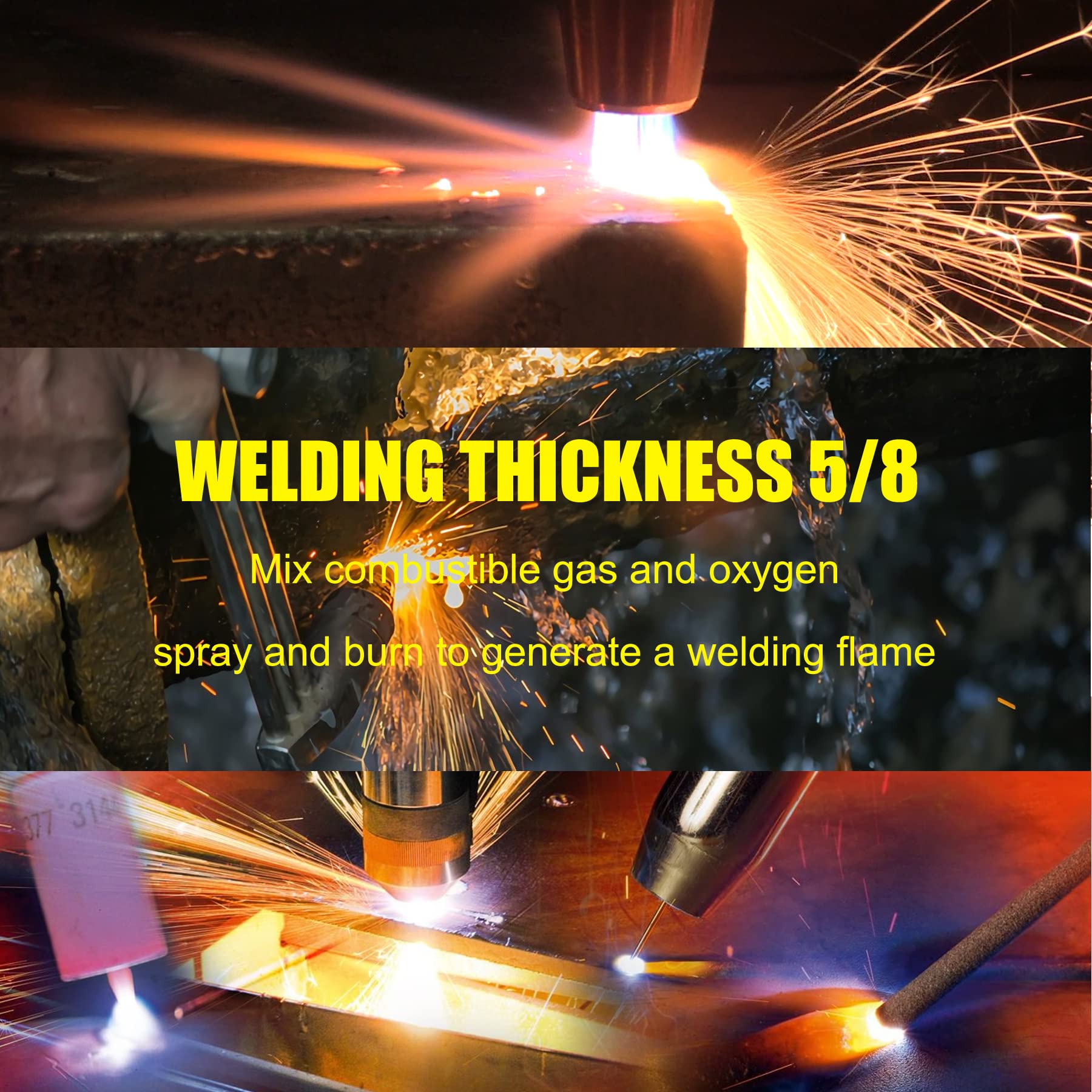 Buy Heavy Duty Cutting Torch, Propane Acetylene Welding Torch Compatible with Victor, Torch