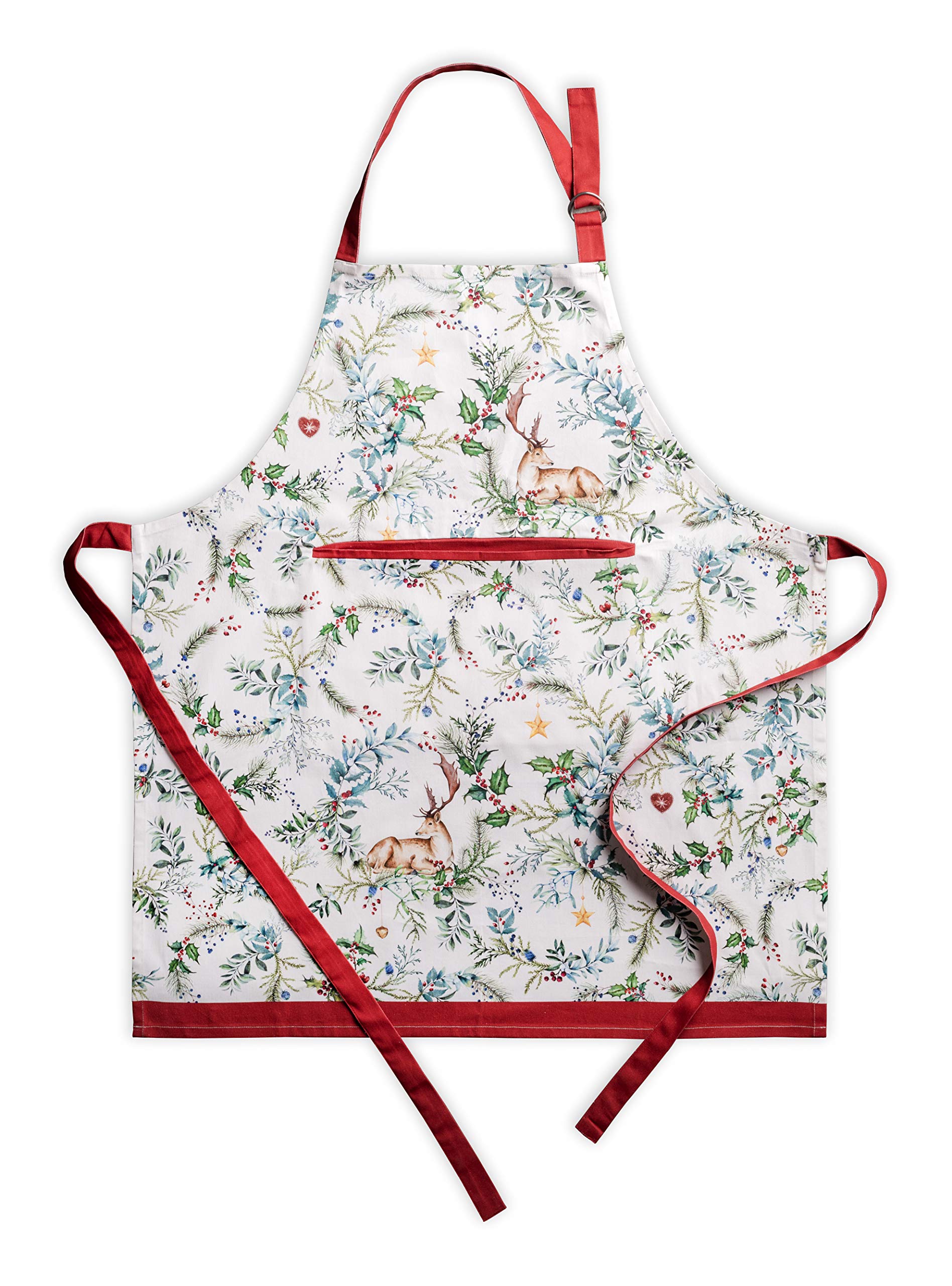 Maison d' Hermine 100% Cotton Apron for women with Pocket Kitchen Chef Autumn Apron for Men Cooking Gardening Server Waitress Maid