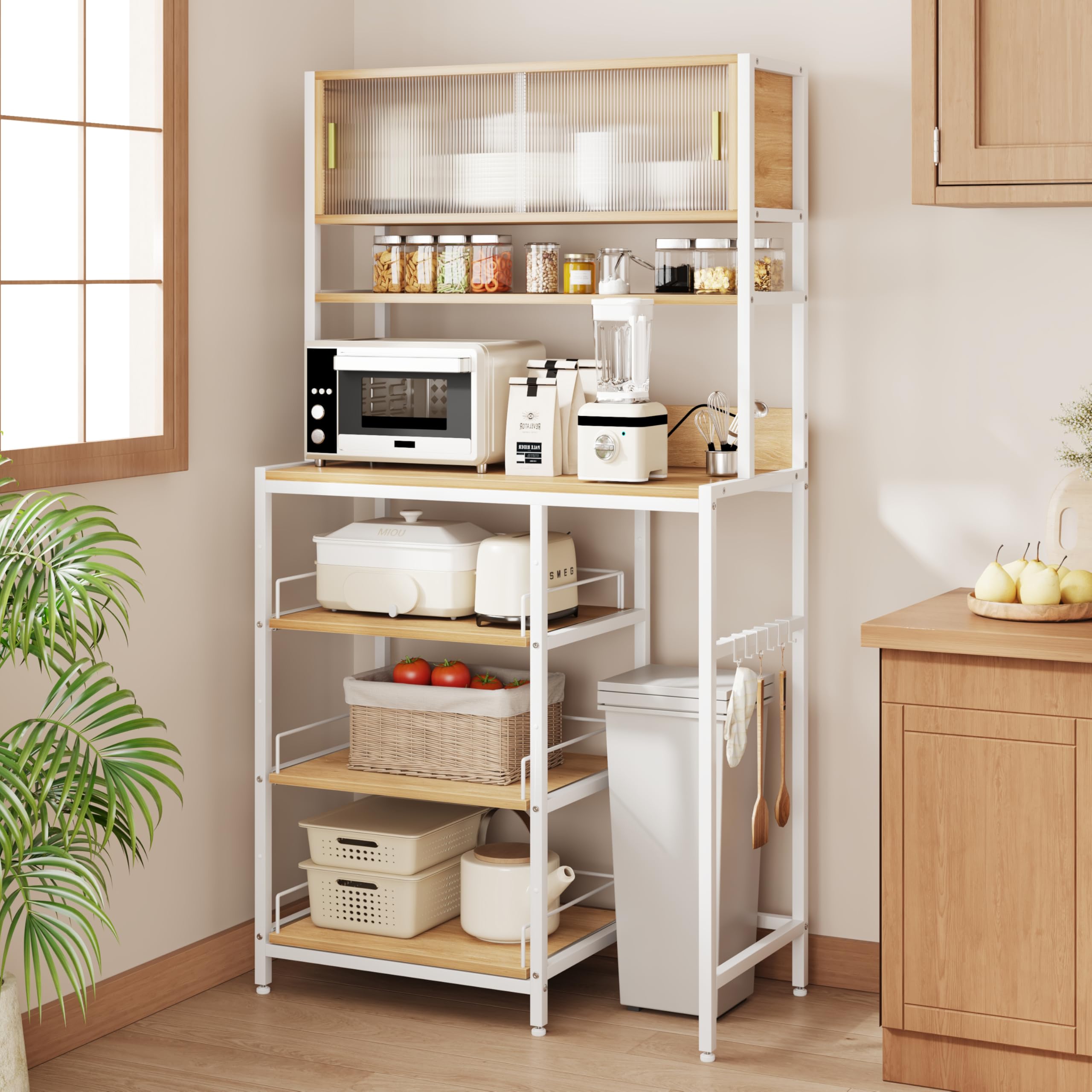 LVB キッチンラック レンジ台 キッチン 収納 引き出し付き Amazon.co.jp: LVB キッチンラック レンジ台 キッチン 収納 引き出し