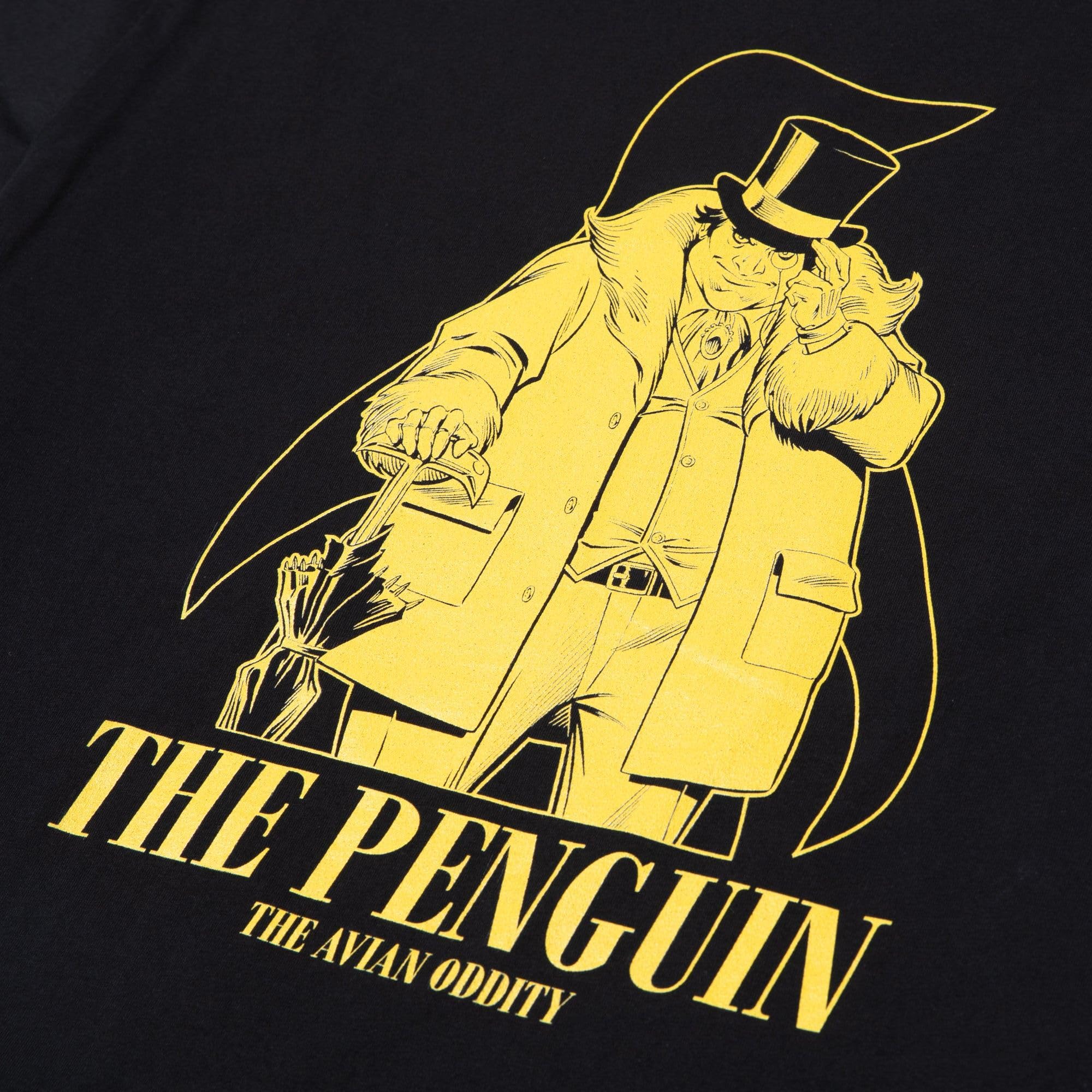 Batman Unisex Black Villains Penguin Men's T-Shirt - | Size: Medium