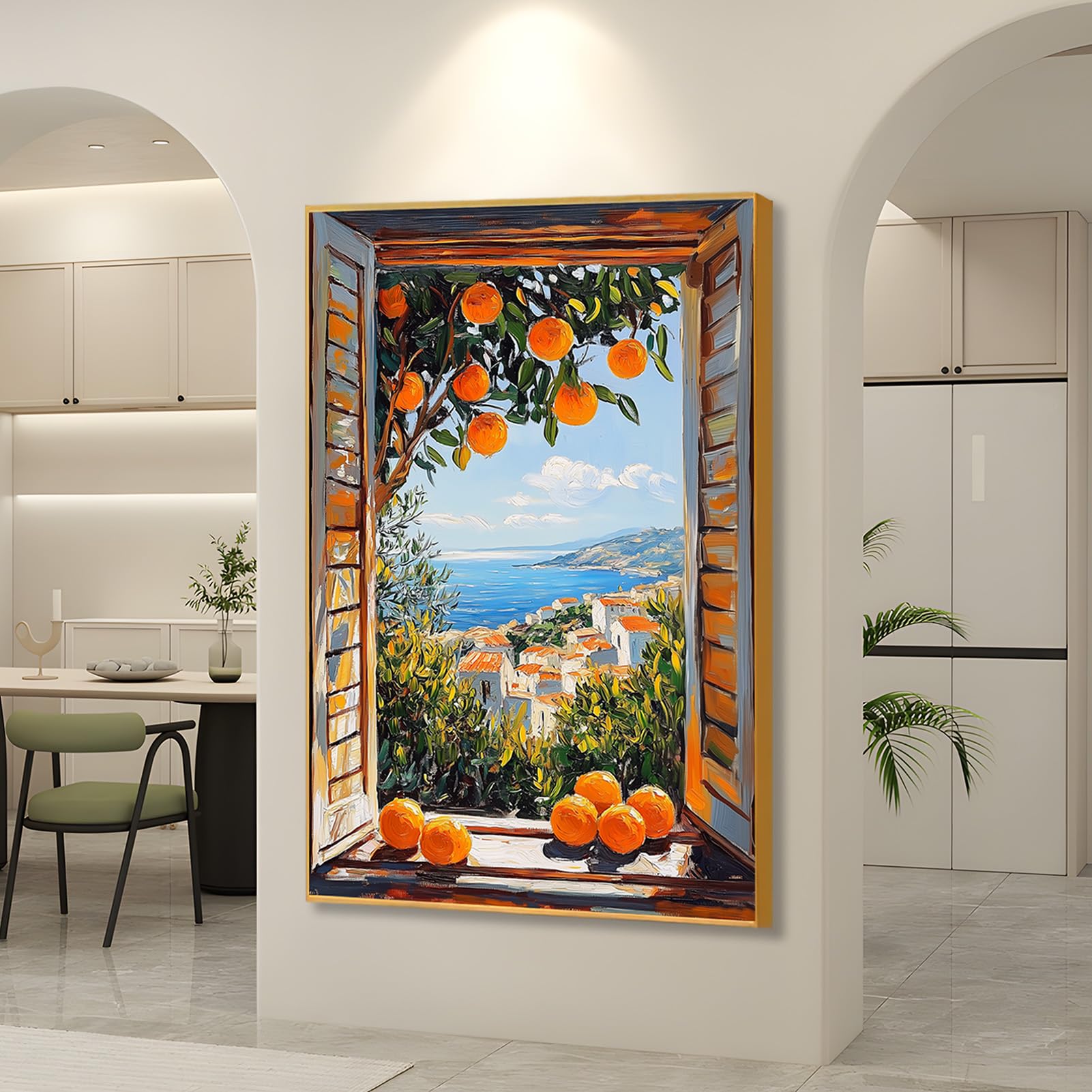 Matisse リーフデザイン 大判絵画 Amazon.com: Henri Matisse Open Window Canvas Prints, Orange Tree